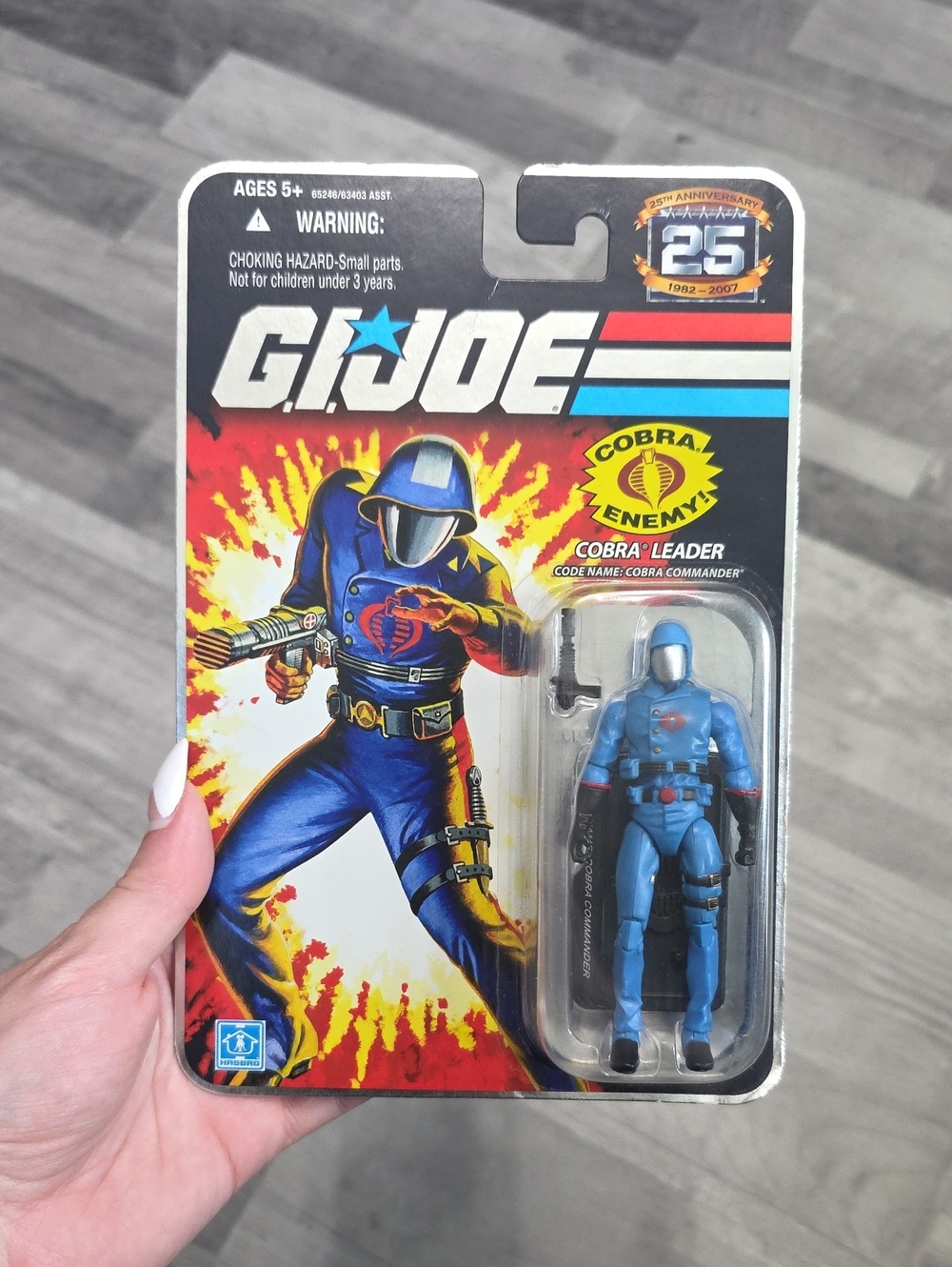 NWT, Hasbro • G.I. Joe Cobra Leader Cobra Commander Action Figure